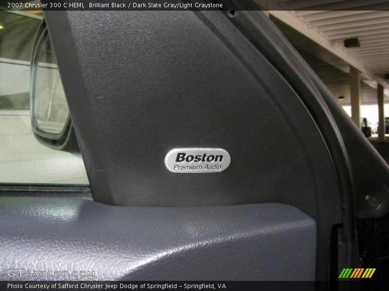 Brilliant Black / Dark Slate Gray/Light Graystone 2007 Chrysler 300 C HEMI