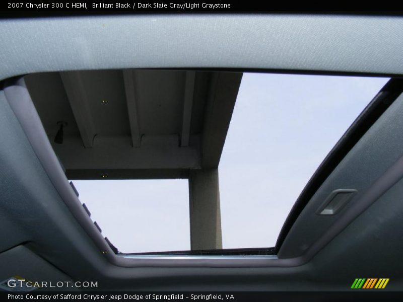 Brilliant Black / Dark Slate Gray/Light Graystone 2007 Chrysler 300 C HEMI