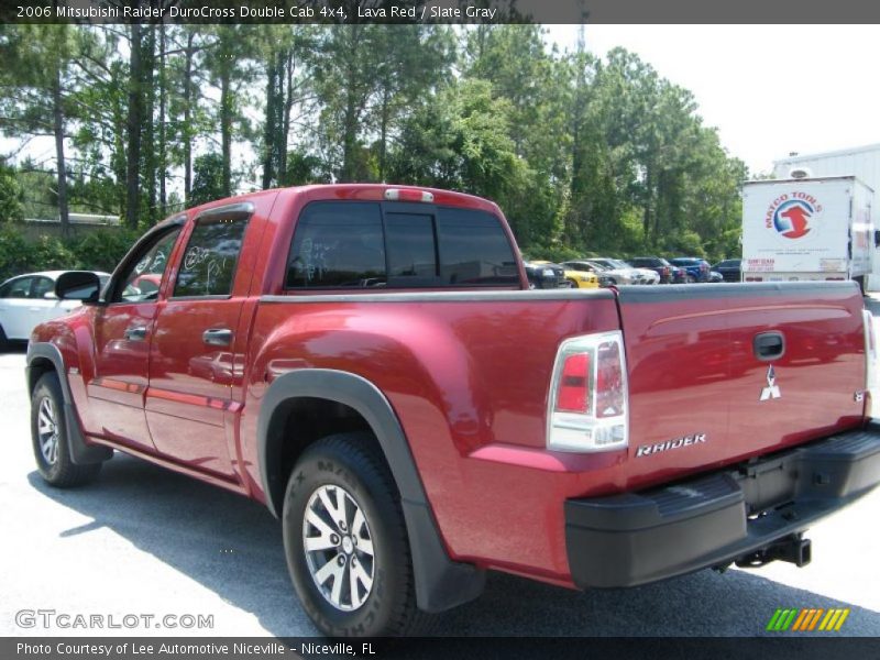 Lava Red / Slate Gray 2006 Mitsubishi Raider DuroCross Double Cab 4x4