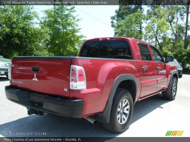 Lava Red / Slate Gray 2006 Mitsubishi Raider DuroCross Double Cab 4x4