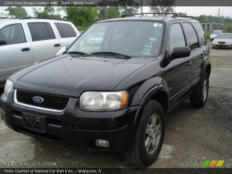 Black / Ebony Black 2004 Ford Escape Limited 4WD