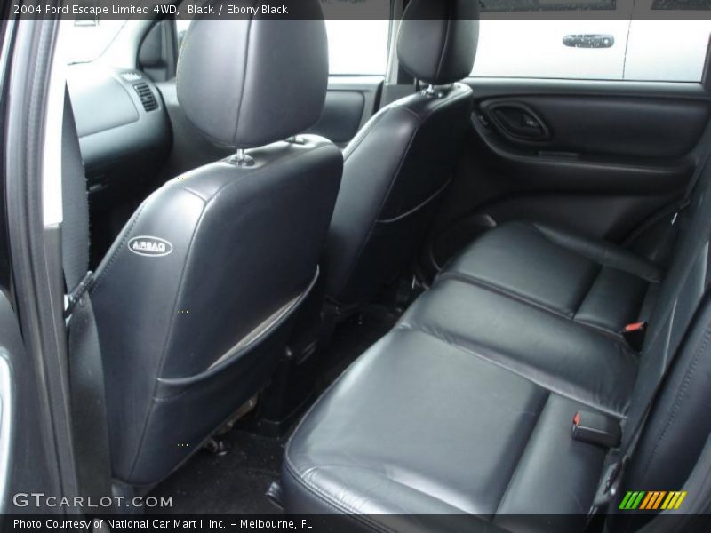 Black / Ebony Black 2004 Ford Escape Limited 4WD