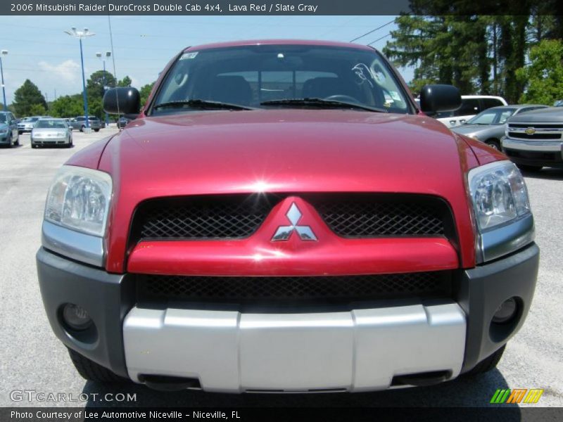 Lava Red / Slate Gray 2006 Mitsubishi Raider DuroCross Double Cab 4x4