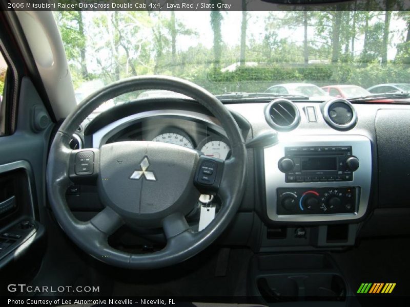 Lava Red / Slate Gray 2006 Mitsubishi Raider DuroCross Double Cab 4x4