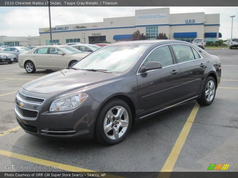 Taupe Gray Metallic / Titanium 2010 Chevrolet Malibu LT Sedan
