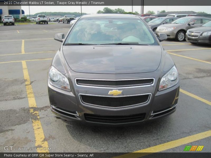 Taupe Gray Metallic / Titanium 2010 Chevrolet Malibu LT Sedan