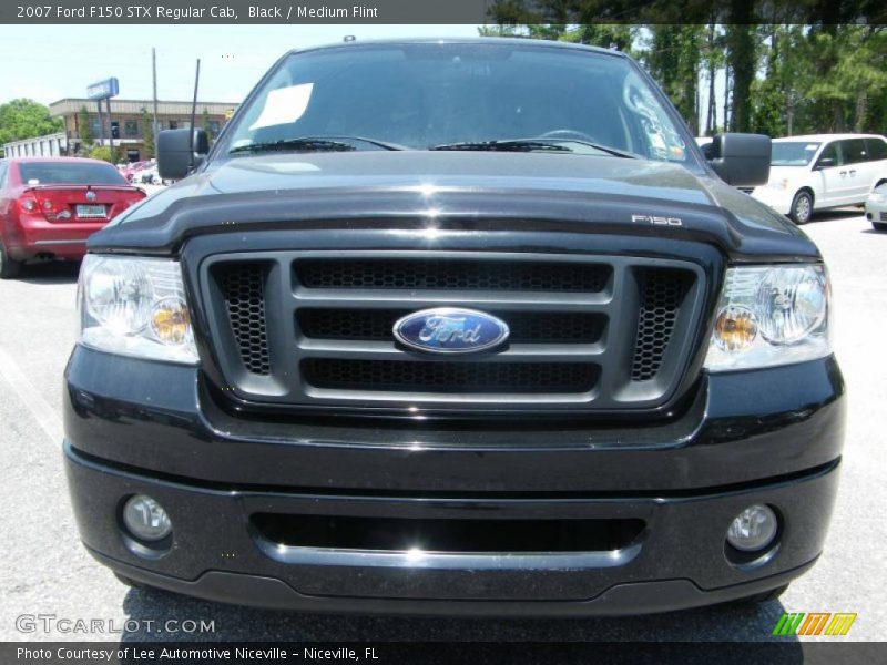 Black / Medium Flint 2007 Ford F150 STX Regular Cab
