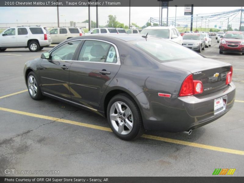 Taupe Gray Metallic / Titanium 2010 Chevrolet Malibu LT Sedan