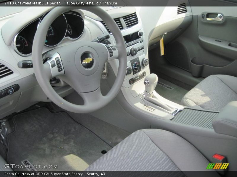 Taupe Gray Metallic / Titanium 2010 Chevrolet Malibu LT Sedan
