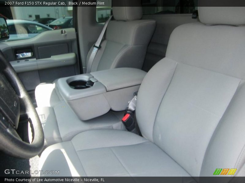 Black / Medium Flint 2007 Ford F150 STX Regular Cab