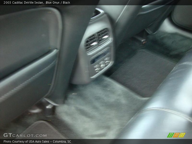 Blue Onyx / Black 2003 Cadillac DeVille Sedan