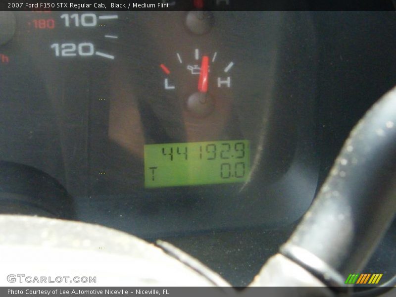 Black / Medium Flint 2007 Ford F150 STX Regular Cab