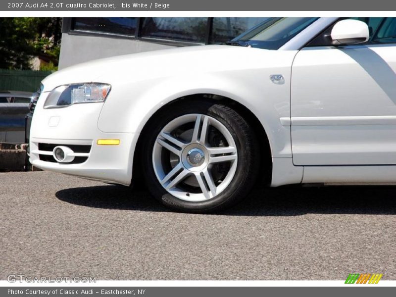 Ibis White / Beige 2007 Audi A4 2.0T quattro Cabriolet