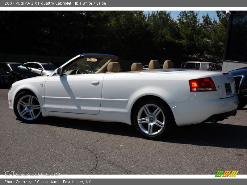 Ibis White / Beige 2007 Audi A4 2.0T quattro Cabriolet