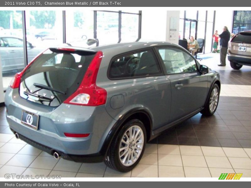 Chameleon Blue Metallic / Off Black T-Tec 2011 Volvo C30 T5