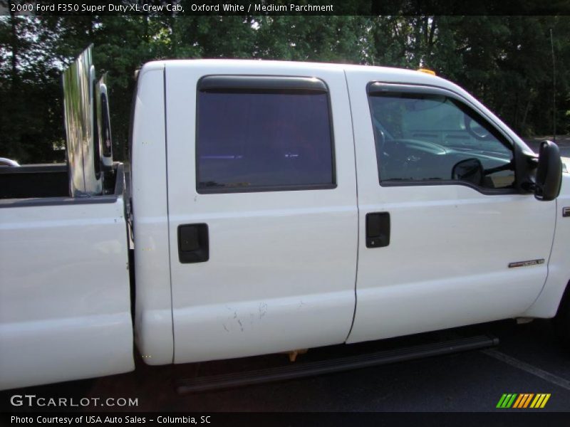 Oxford White / Medium Parchment 2000 Ford F350 Super Duty XL Crew Cab