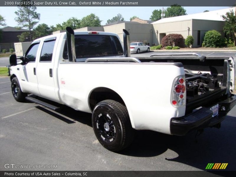 Oxford White / Medium Parchment 2000 Ford F350 Super Duty XL Crew Cab