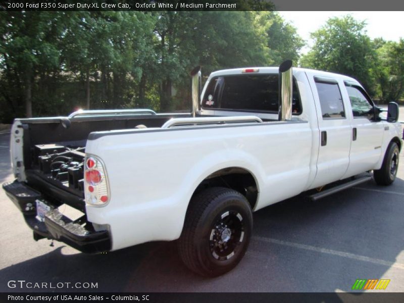Oxford White / Medium Parchment 2000 Ford F350 Super Duty XL Crew Cab