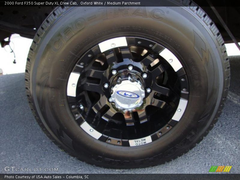 Oxford White / Medium Parchment 2000 Ford F350 Super Duty XL Crew Cab