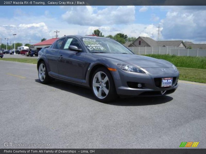 Galaxy Gray Mica / Black 2007 Mazda RX-8 Touring