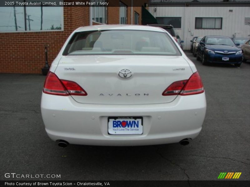 Blizzard White Pearl / Ivory 2005 Toyota Avalon Limited