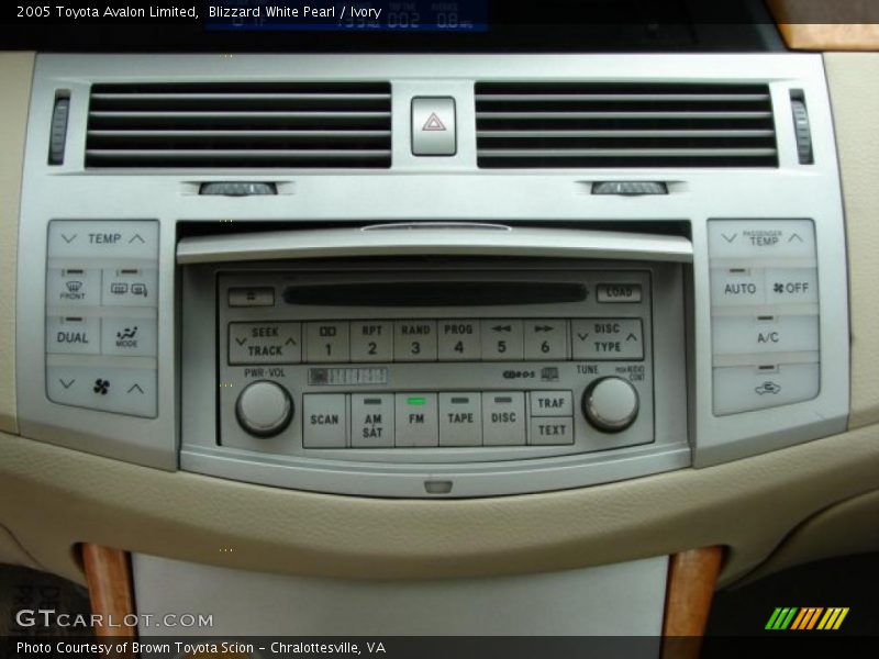 Blizzard White Pearl / Ivory 2005 Toyota Avalon Limited
