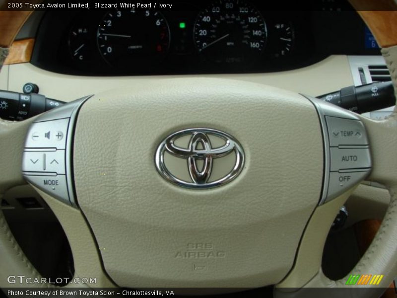 Blizzard White Pearl / Ivory 2005 Toyota Avalon Limited