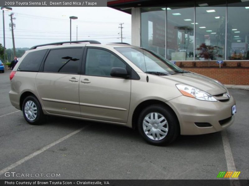 Desert Sand Mica / Taupe 2009 Toyota Sienna LE