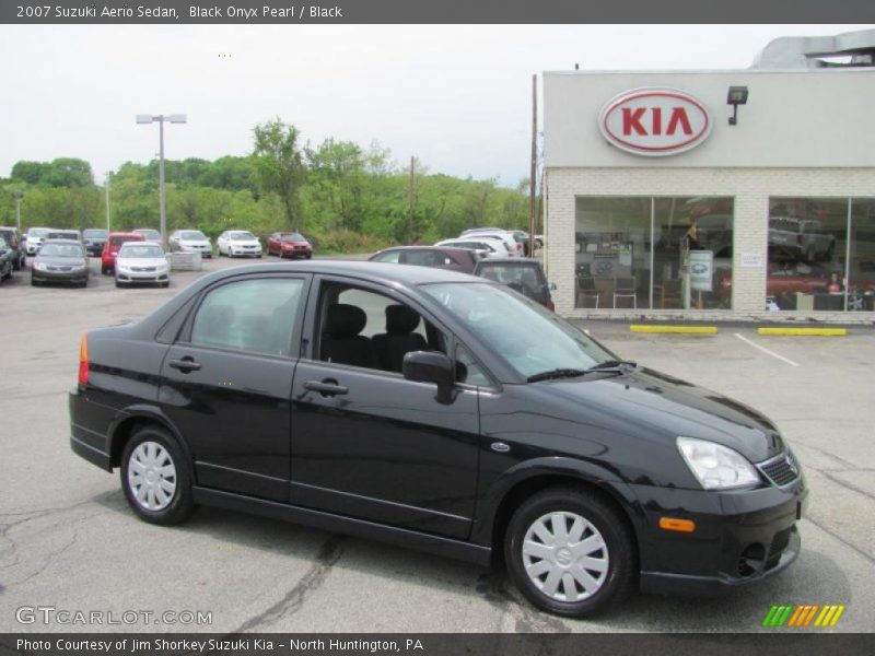 Black Onyx Pearl / Black 2007 Suzuki Aerio Sedan