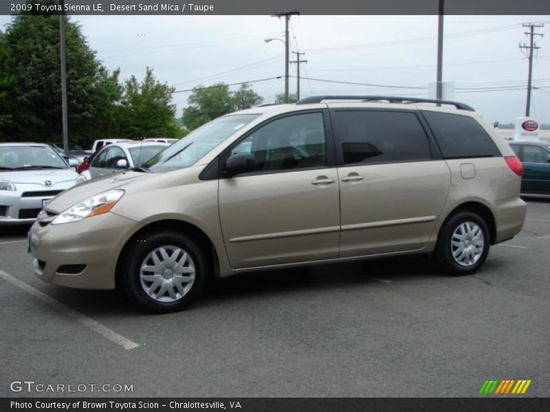 Desert Sand Mica / Taupe 2009 Toyota Sienna LE