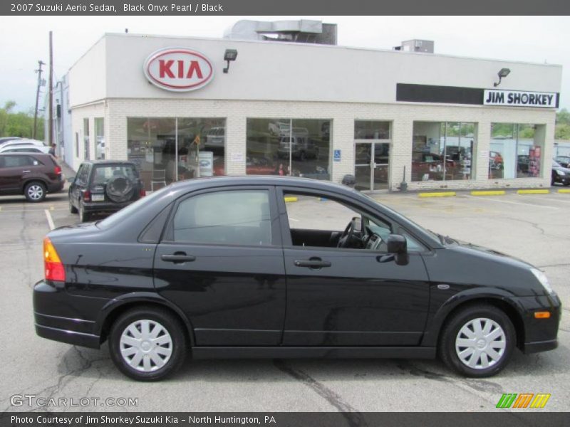 Black Onyx Pearl / Black 2007 Suzuki Aerio Sedan