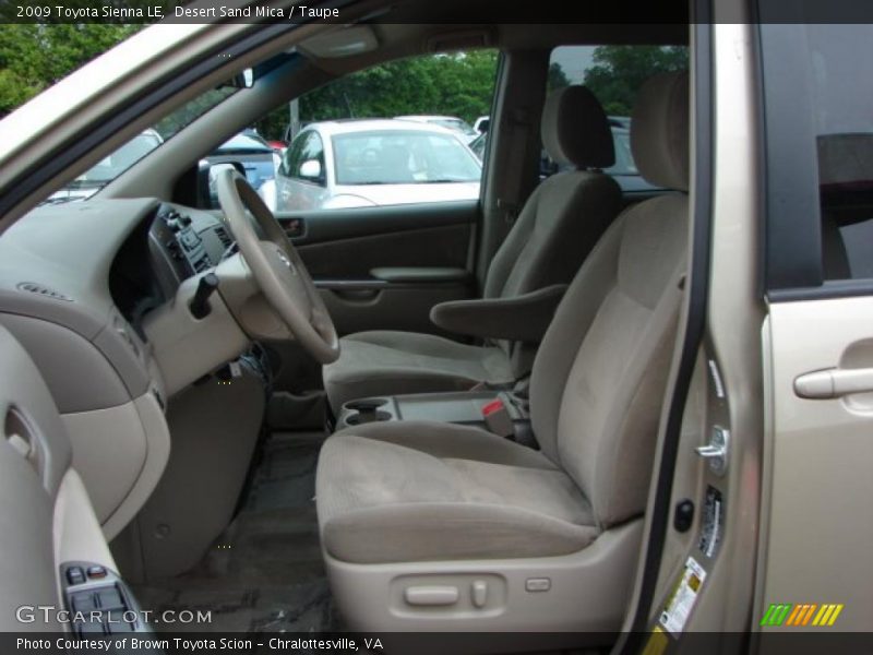 Desert Sand Mica / Taupe 2009 Toyota Sienna LE