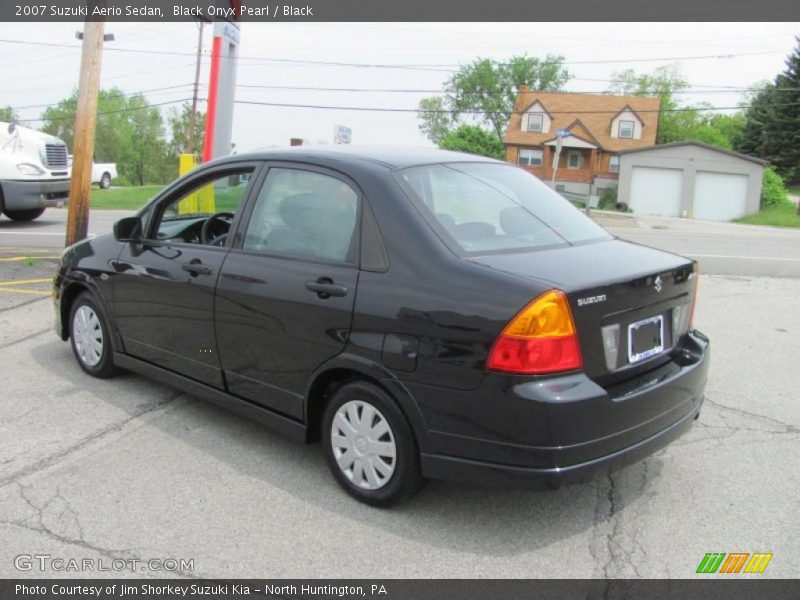 Black Onyx Pearl / Black 2007 Suzuki Aerio Sedan