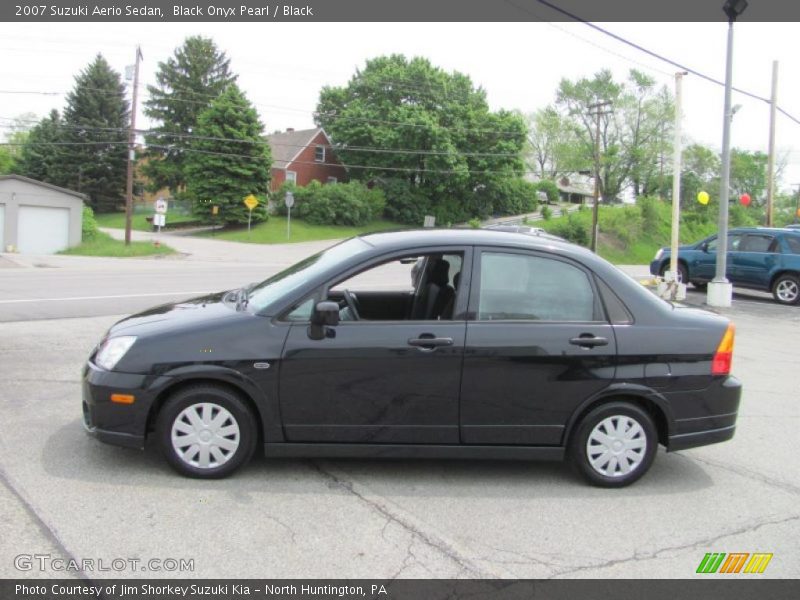 Black Onyx Pearl / Black 2007 Suzuki Aerio Sedan