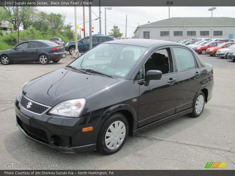 Black Onyx Pearl / Black 2007 Suzuki Aerio Sedan