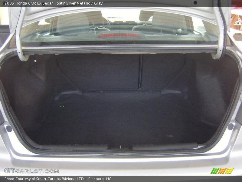 Satin Silver Metallic / Gray 2005 Honda Civic EX Sedan