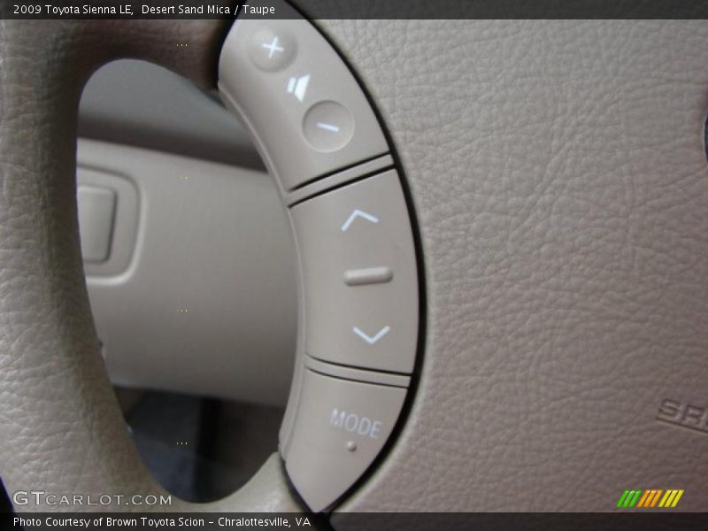 Desert Sand Mica / Taupe 2009 Toyota Sienna LE
