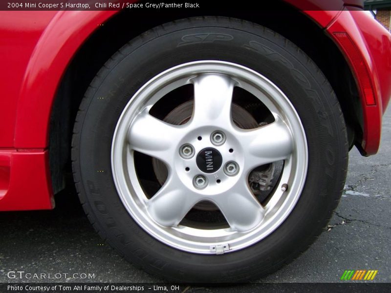 Chili Red / Space Grey/Panther Black 2004 Mini Cooper S Hardtop