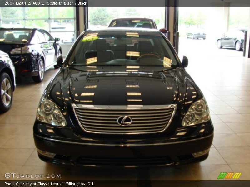 Obsidian Black / Black 2007 Lexus LS 460 L