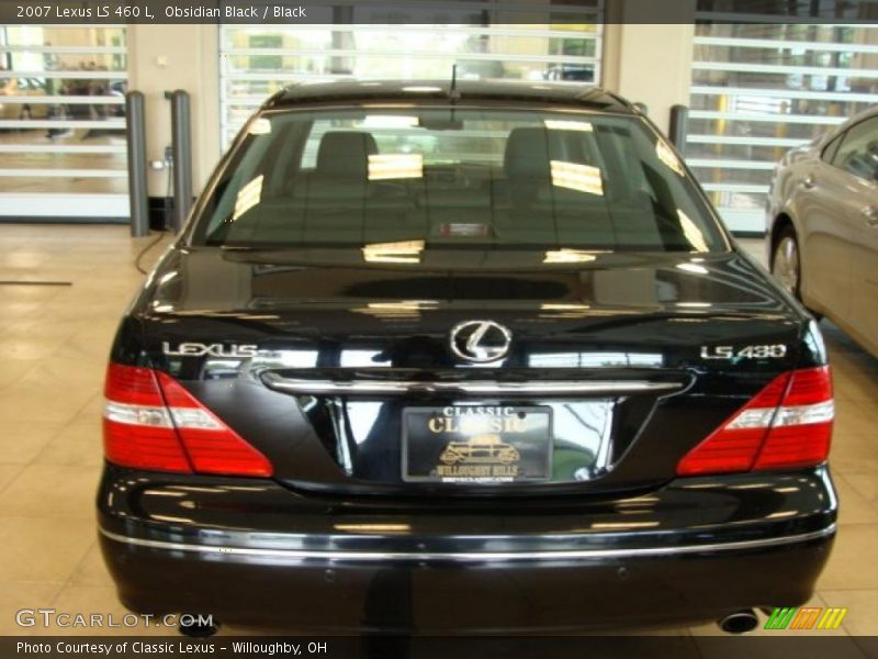 Obsidian Black / Black 2007 Lexus LS 460 L