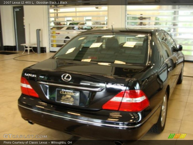 Obsidian Black / Black 2007 Lexus LS 460 L