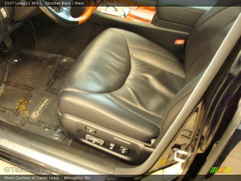 Obsidian Black / Black 2007 Lexus LS 460 L