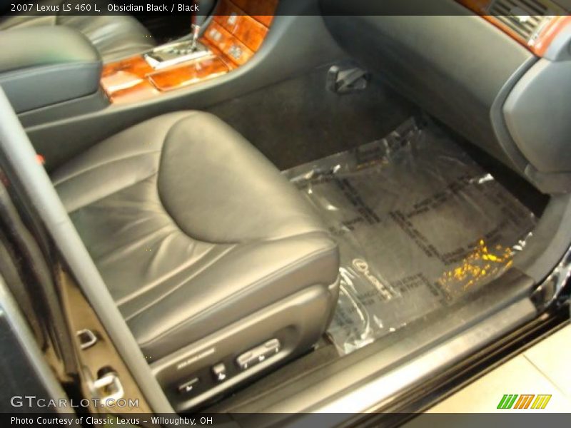 Obsidian Black / Black 2007 Lexus LS 460 L