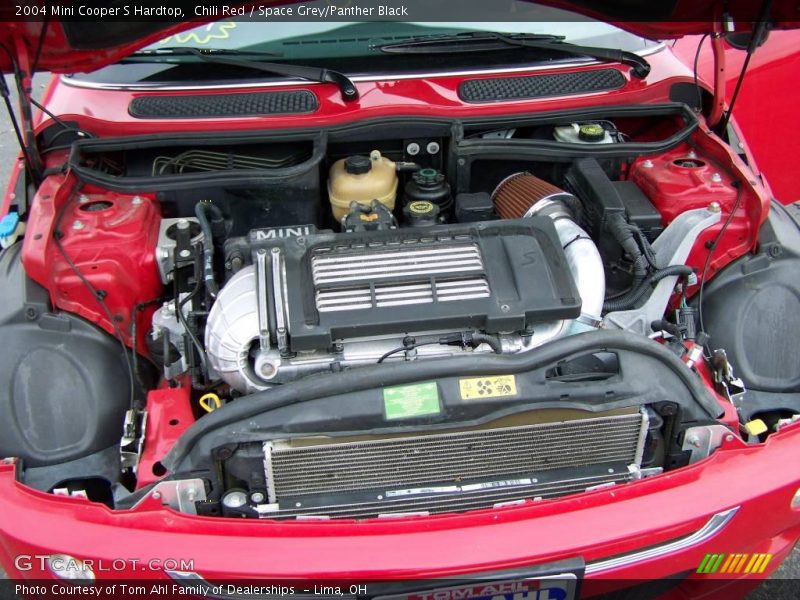 Chili Red / Space Grey/Panther Black 2004 Mini Cooper S Hardtop