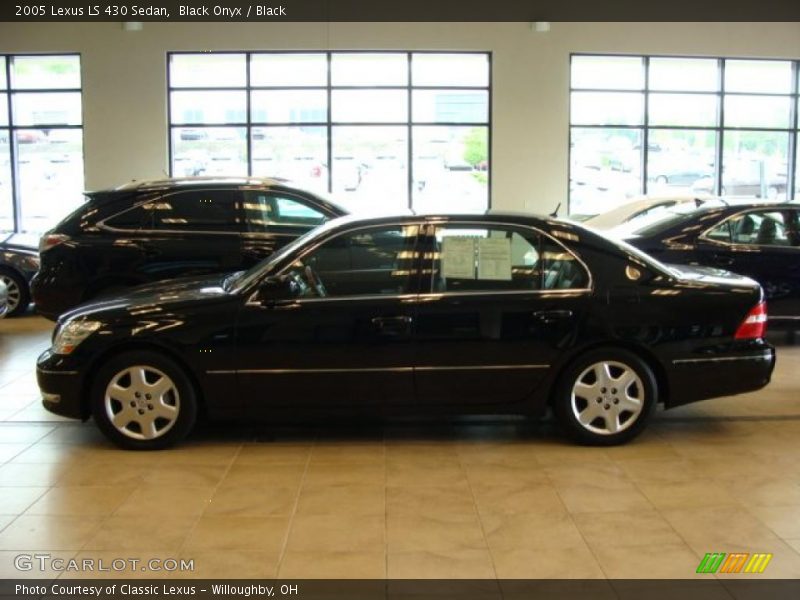 Black Onyx / Black 2005 Lexus LS 430 Sedan