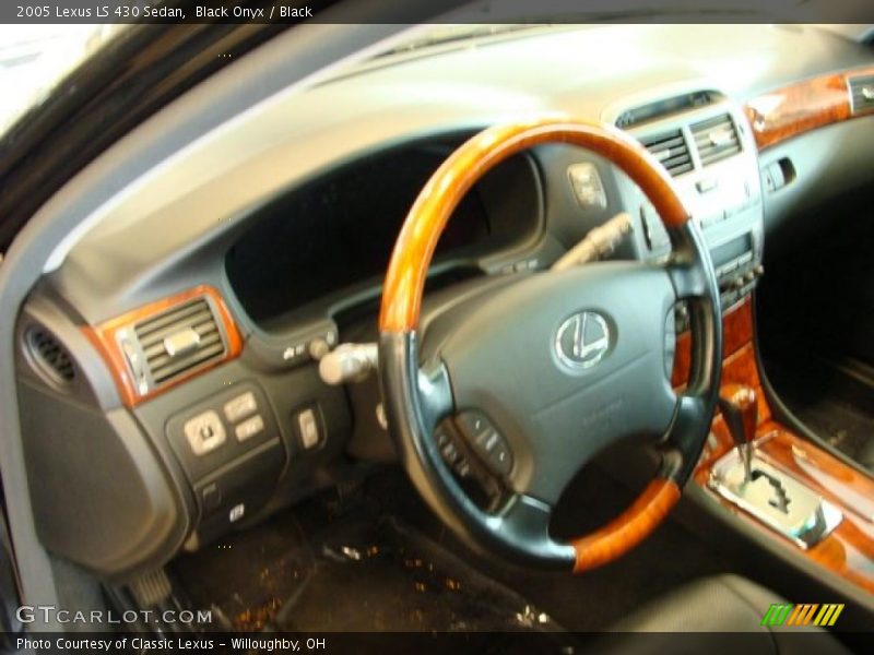 Black Onyx / Black 2005 Lexus LS 430 Sedan