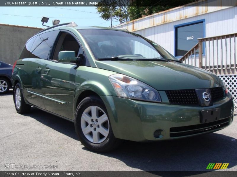 Green Tea Metallic / Beige 2004 Nissan Quest 3.5 SL