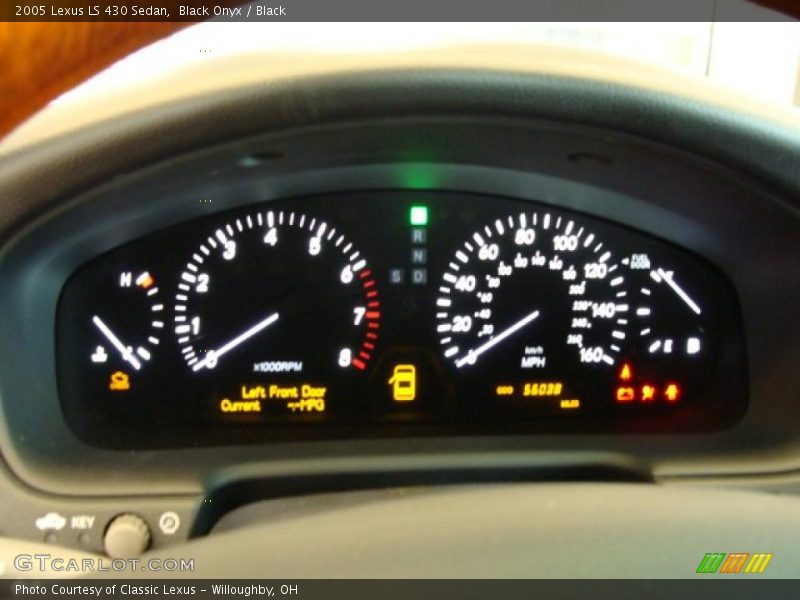 Black Onyx / Black 2005 Lexus LS 430 Sedan