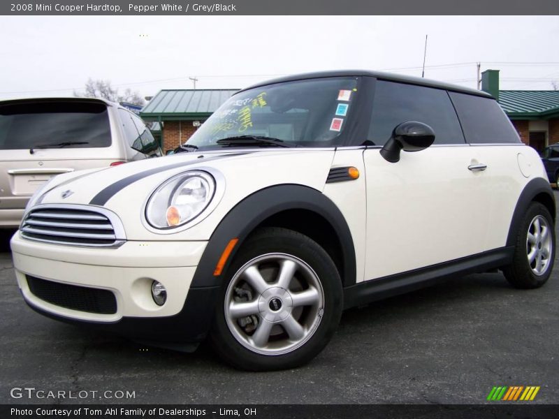 Pepper White / Grey/Black 2008 Mini Cooper Hardtop