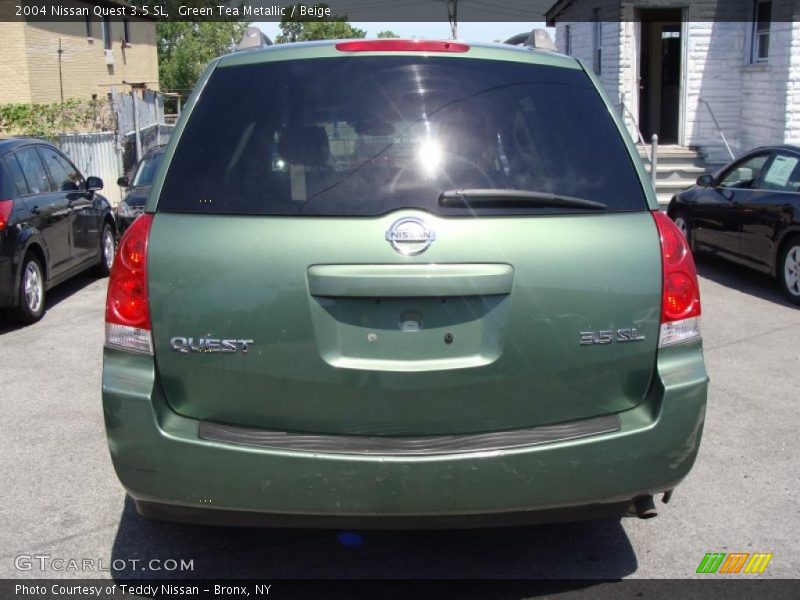 Green Tea Metallic / Beige 2004 Nissan Quest 3.5 SL
